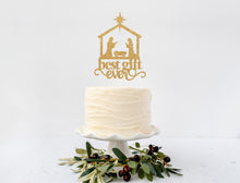 Load image into Gallery viewer, Best Gift Ever Christmas Cake Topper | Happy Birthday Jesus | Christmas Nativity