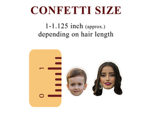 Face Confetti | Photo Confetti | Custom Confetti | Birthday Confetti