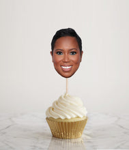 Load image into Gallery viewer, Face Cupcake Toppers | Birthday Party Cupcake Toppers | Personalized Face Cupcakes | Custom Cupcake Toppers