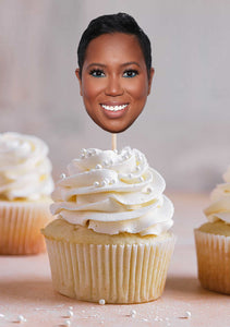 Face Cupcake Toppers | Birthday Party Cupcake Toppers | Personalized Face Cupcakes | Custom Cupcake Toppers