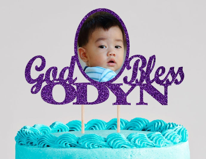 Baptism Cake Topper | Custom Cake Topper | Baptism Gift | Girl Baptism Gift | Boy Baptism Gift