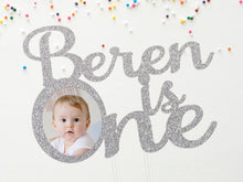 Load image into Gallery viewer, Custom First Birthday Cake Topper | Photo Cake Topper | Smash Cake Topper | First Birthday Gift