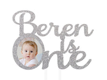 Load image into Gallery viewer, Custom First Birthday Cake Topper | Photo Cake Topper | Smash Cake Topper | First Birthday Gift