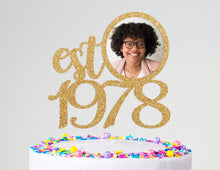 Load image into Gallery viewer, Custom Birthday Cake Topper | 40th Birthday | Birthday Cake Decorations | 21st Birthday | 30th Birthday | 50th Birthday | 60th Birthday