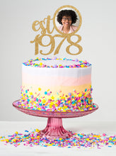 Load image into Gallery viewer, Custom Birthday Cake Topper | 40th Birthday | Birthday Cake Decorations | 21st Birthday | 30th Birthday | 50th Birthday | 60th Birthday