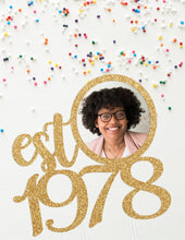Load image into Gallery viewer, Custom Birthday Cake Topper | 40th Birthday | Birthday Cake Decorations | 21st Birthday | 30th Birthday | 50th Birthday | 60th Birthday