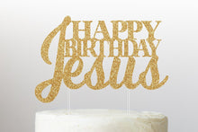 Load image into Gallery viewer, Happy Birthday Jesus Cake Topper | Christmas Cake Topper | Christmas Cake