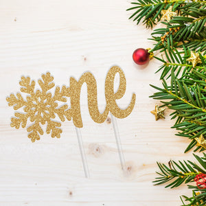 First Birthday Cake Topper | Winter Onederland Cake Topper | 1st Birthday Cake Topper