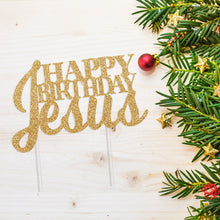 Load image into Gallery viewer, Happy Birthday Jesus Cake Topper | Christmas Cake Topper | Christmas Cake