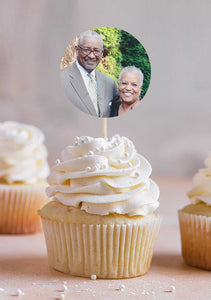 Birthday Cupcake Toppers | Face Cupcake Toppers  | Party Decorations | Photo Cupcake Toppers,