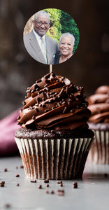 Birthday Cupcake Toppers | Face Cupcake Toppers  | Party Decorations | Photo Cupcake Toppers,