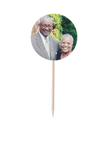 Birthday Cupcake Toppers | Face Cupcake Toppers  | Party Decorations | Photo Cupcake Toppers,